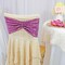 10 Pieces Mauve Ruffled Ice Crushed Velvet Chair Bands for Event Decor 8x13 inches